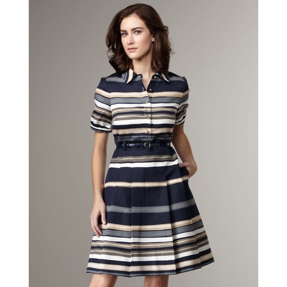 SOLD Kate Spade Jeanette Striped Dress - Picture 2 of 9
